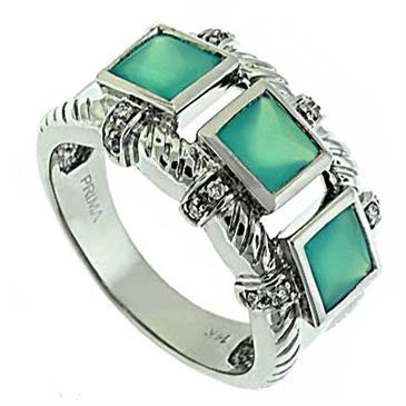 Prima Diamond And Sea Blue Ring Prima Diamond And Sea Blue Ring