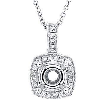 Prima Diamond Semi Mounts Pendant Prima Diamond Semi Mounts Pendant