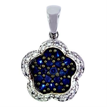 Prima Sapphire & Diamond Pendant Prima Sapphire & Diamond Pendant