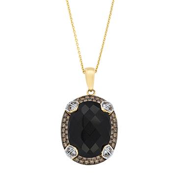 Prima 14k Yellow Gemstone Pendant