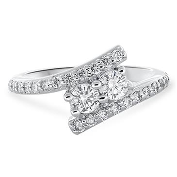 Prima 2 Stone Diamond Ring Prima 2 Stone Diamond Ring