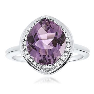 Prima Amethyst & Diamond Ring Prima Amethyst & Diamond Ring