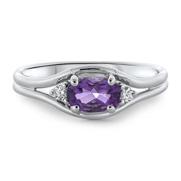 Prima Amethyst & Diamond Ring Prima Amethyst & Diamond Ring