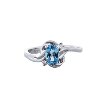 Prima Aquamarine & Diamond Ring Prima Aquamarine & Diamond Ring