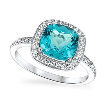 Prima Blue Topaz & Diamond Ring Prima Blue Topaz & Diamond Ring