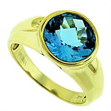 Prima Blue Topaz Ring