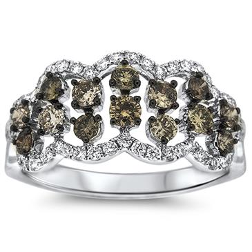 Prima Brown & White Diamond Ring Prima Brown & White Diamond Ring
