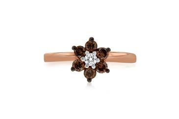 Prima Brown & White Diamond Ring Prima Brown & White Diamond Ring