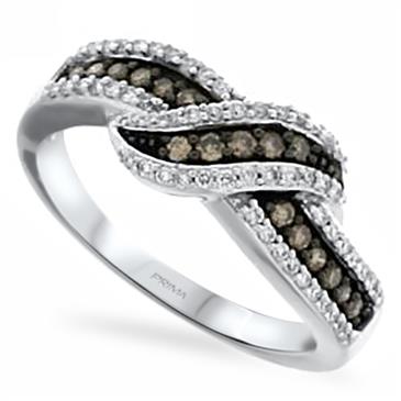 Prima Diamond & Brown Diamond Ring Prima Diamond & Brown Diamond Ring