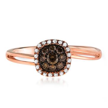 Prima Diamond & Brown Diamond Ring Prima Diamond & Brown Diamond Ring