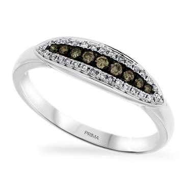 Prima Diamond & Brown Diamond Ring Prima Diamond & Brown Diamond Ring