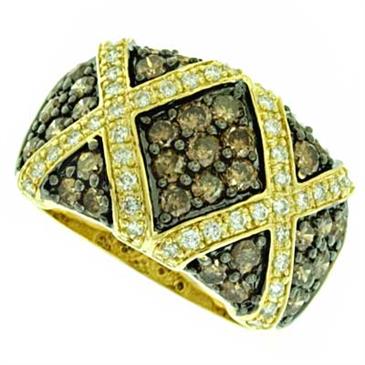 Prima Diamond & Brown Diamond Ring Prima Diamond & Brown Diamond Ring