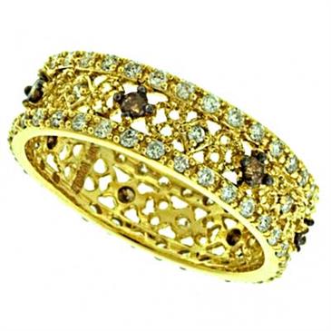 Prima Diamond & Brown Diamond Ring Prima Diamond & Brown Diamond Ring