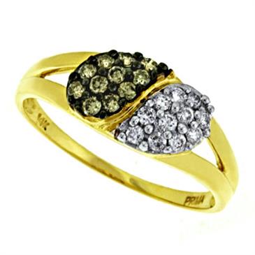 Prima Diamond & Brown Diamond Ring Prima Diamond & Brown Diamond Ring