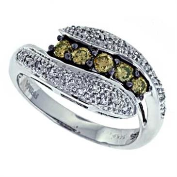 Prima Diamond & Brown Diamond Ring Prima Diamond & Brown Diamond Ring