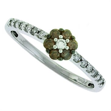 Prima Diamond & Brown Diamond Ring Prima Diamond & Brown Diamond Ring