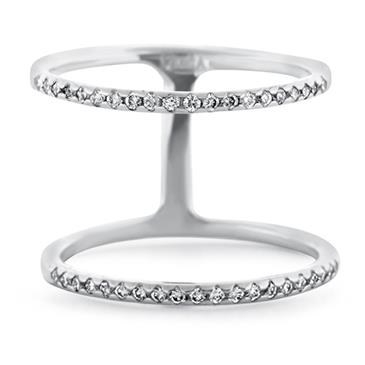 Prima Diamond 2 Row Wide Ring Prima Diamond 2 Row Wide Ring