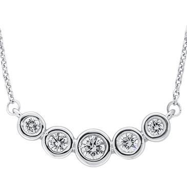 Prima Diamond 5 Stone Necklace Prima Diamond 5 Stone Necklace