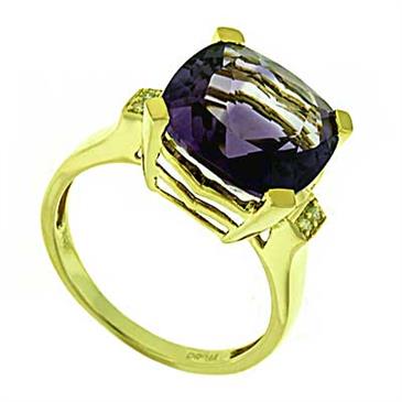 Prima Diamond And Amethyst Ring Prima Diamond And Amethyst Ring