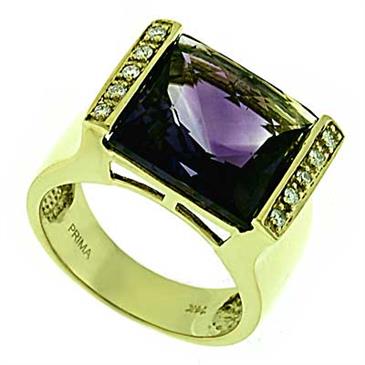 Prima Diamond And Amethyst Ring Prima Diamond And Amethyst Ring
