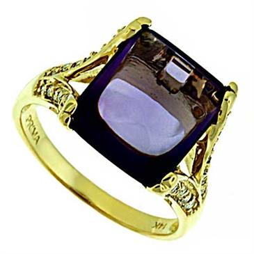 Prima Diamond And Amethyst Ring Prima Diamond And Amethyst Ring