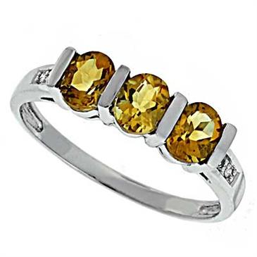 Prima Diamond And Citrine Ring Prima Diamond And Citrine Ring