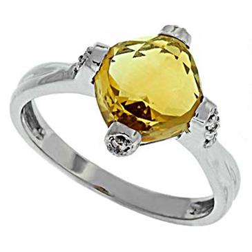 Prima Diamond And Citrine Ring Prima Diamond And Citrine Ring