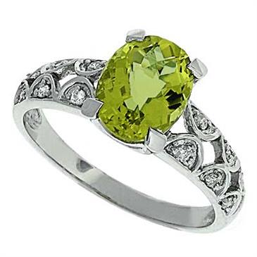 Prima Diamond And Lemon Quartz Ring Prima Diamond And Lemon Quartz Ring