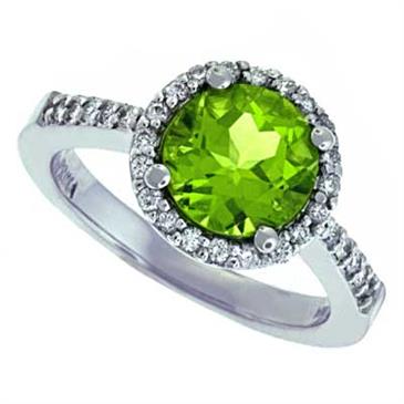 Prima Diamond and Peridot Ring Prima Diamond and Peridot Ring