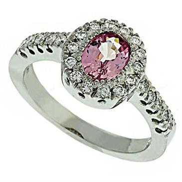 Prima Diamond And Pink Sapphire Ring Prima Diamond And Pink Sapphire Ring