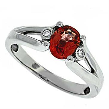 Prima Diamond And Red Sapphire Ring Prima Diamond And Red Sapphire Ring