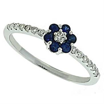 Prima Diamond And Sapphire Ring Prima Diamond And Sapphire Ring