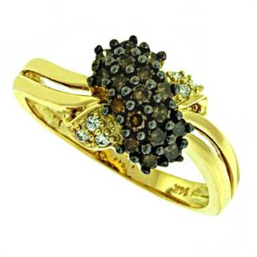 Prima Diamond & Brown Diamond Ring Prima Diamond & Brown Diamond Ring