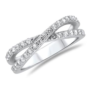 Prima Diamond Crossover Ring Prima Diamond Crossover Ring