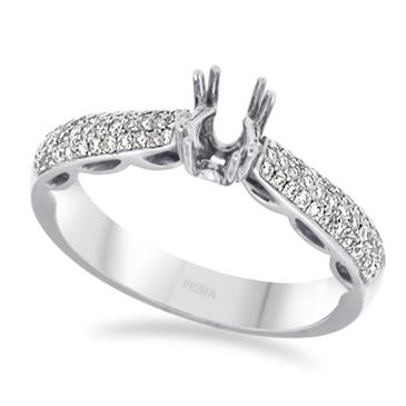 Prima Diamond Engagement Ring (0.50ct Center) Prima Diamond Engagement Ring (0.50ct Center)