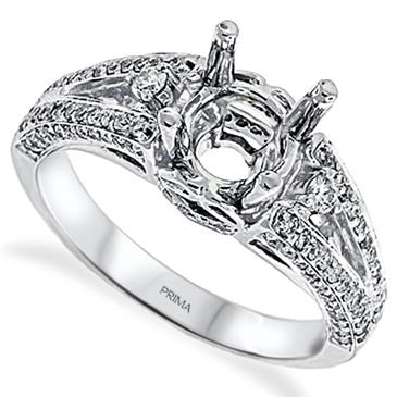 Prima Diamond Engagement Ring (1.00ct Center) Prima Diamond Engagement Ring (1.00ct Center)