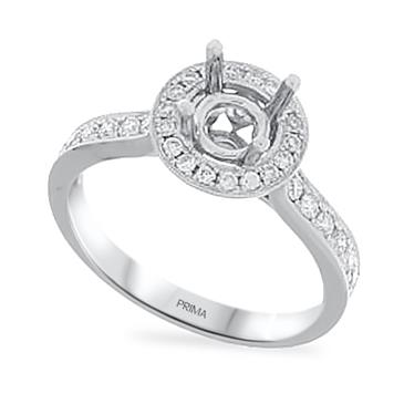 Prima Diamond Engagement Ring (1.00ct Center) Prima Diamond Engagement Ring (1.00ct Center)