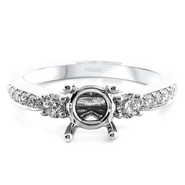 Prima Diamond Engagement Ring (1.00ct Center) Prima Diamond Engagement Ring (1.00ct Center)