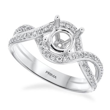 Prima Diamond Engagement Ring (1.00ct Center) Prima Diamond Engagement Ring (1.00ct Center)