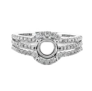 Prima Diamond Engagement Ring (1.00ct Center) Prima Diamond Engagement Ring (1.00ct Center)