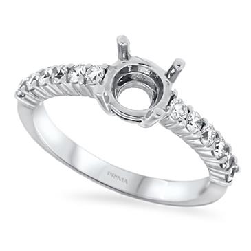 Prima Diamond Engagement Ring (1.00ct Center) Prima Diamond Engagement Ring (1.00ct Center)