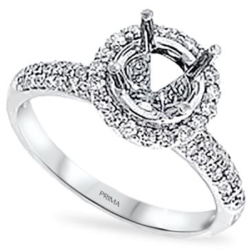 Prima Diamond Engagement Ring (1.00ct Center) Prima Diamond Engagement Ring (1.00ct Center)