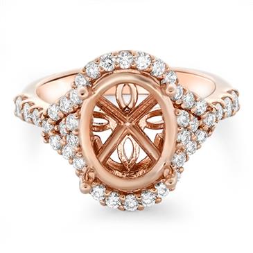 Prima Diamond Engagement Ring (11x9 Center) Prima Diamond Engagement Ring (11x9 Center)