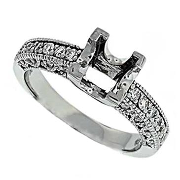 Prima Diamond Engagement Ring (5.5mm P/C Center) Prima Diamond Engagement Ring (5.5mm P/C Center)