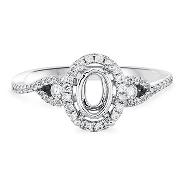 Prima Diamond Engagement Ring (7.5x5.5 Center) Prima Diamond Engagement Ring (7.5x5.5 Center)