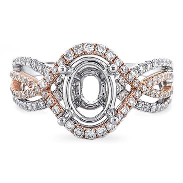 Prima Diamond Engagement Ring (9x7 Oval Center) Prima Diamond Engagement Ring (9x7 Oval Center)