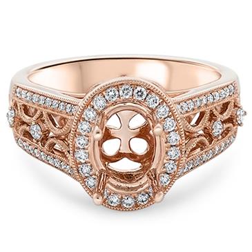Prima Diamond Engagement Ring (9x7 Oval Center) Prima Diamond Engagement Ring (9x7 Oval Center)