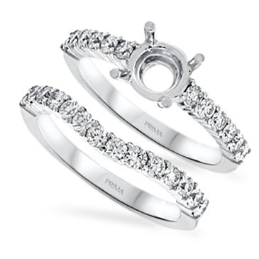 Prima Diamond Engagement Ring Set Prima Diamond Engagement Ring Set
