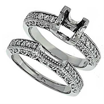 Prima Diamond Engagement Set (5.5mm P/C Center) Prima Diamond Engagement Set (5.5mm P/C Center)