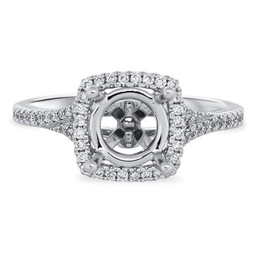Prima Diamond Halo V Shank Diamond Engagement Ring Prima Diamond Halo V Shank Diamond Engagement Ring